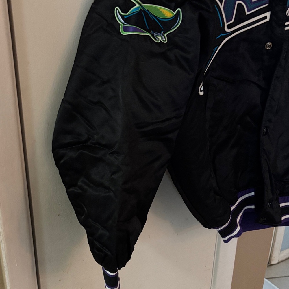 Vintage Original Devil Rays Black Jacket - image 3